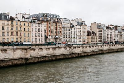 View of buildings at waterfront