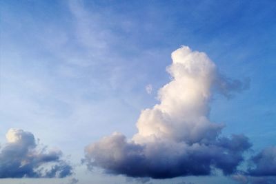 Low angle view of clouds in sky