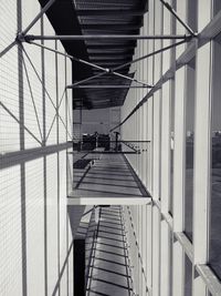 Staircase in modern building