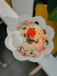 Close-up of dessert