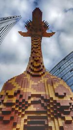 Low angle view of statue