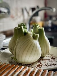 Close-up of food on table