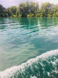 Scenic view of lake