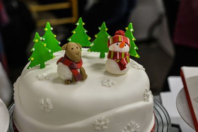 Close-up of chocolate cake