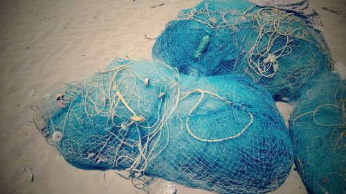 Close-up of fishing net