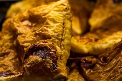 Close-up of dry leaves