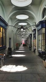 Empty corridor of building