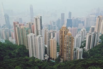 Aerial view of cityscape