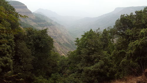 Scenic view of mountains