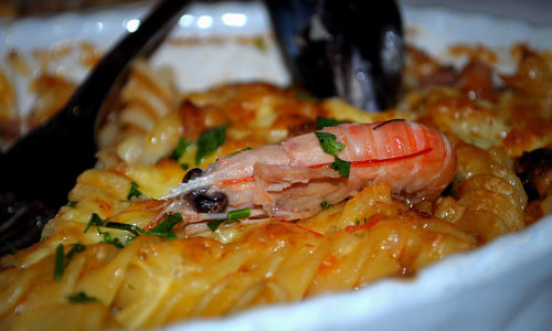 Close-up of food on plate