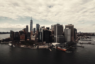 City skyline against sky