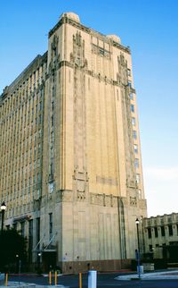 Low angle view of building against sky