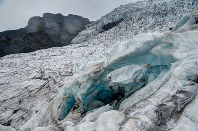 Scenic view of glacier