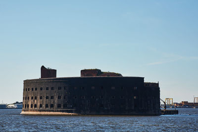View of historical building against clear sky