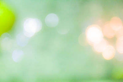 Defocused image of sun