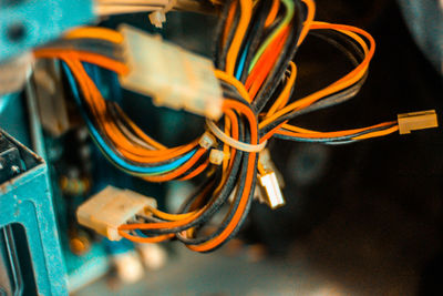 Close-up of machine part