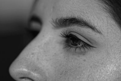 Close-up portrait of woman