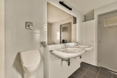 Interior of bathroom