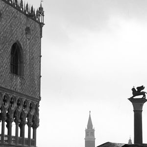 Low angle view of historical building against sky