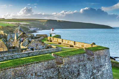 View of mouth of the river bandon from charles fort, kinsale, ireland