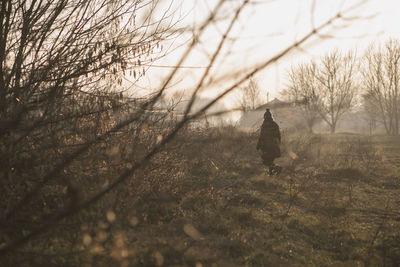 Woman in the field