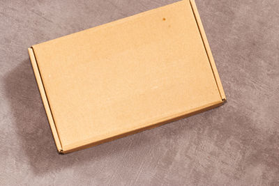 High angle view of papers