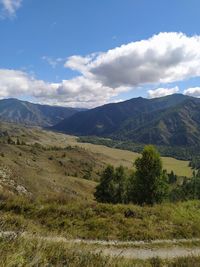 Scenic view of landscape against sky