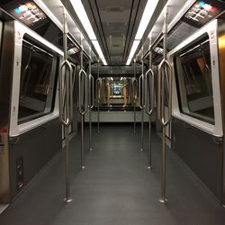 Interior of train