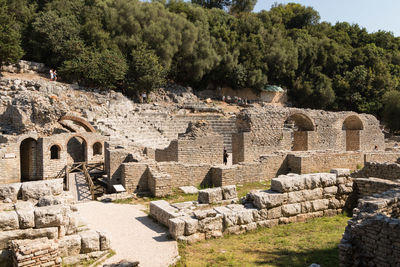 Old ruin building