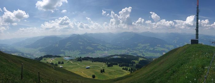 Panoramic view of landscape against sky - alps austria