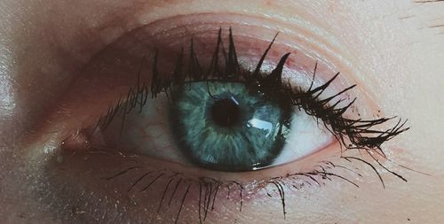 Extreme close up of human eye