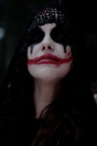 Portrait of young woman