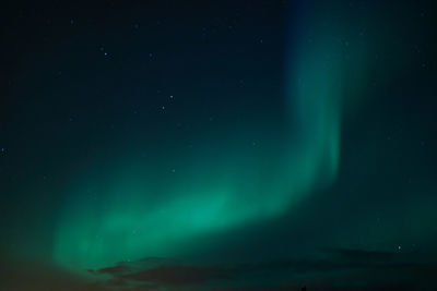 Low angle view of sky at night