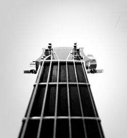 Low angle view of guitar