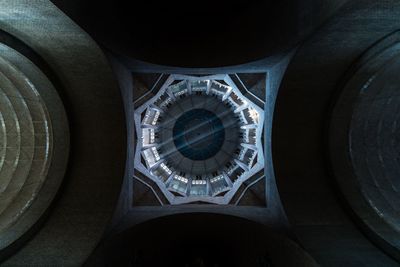 Close-up of spiral staircase