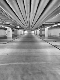 Empty corridor of building