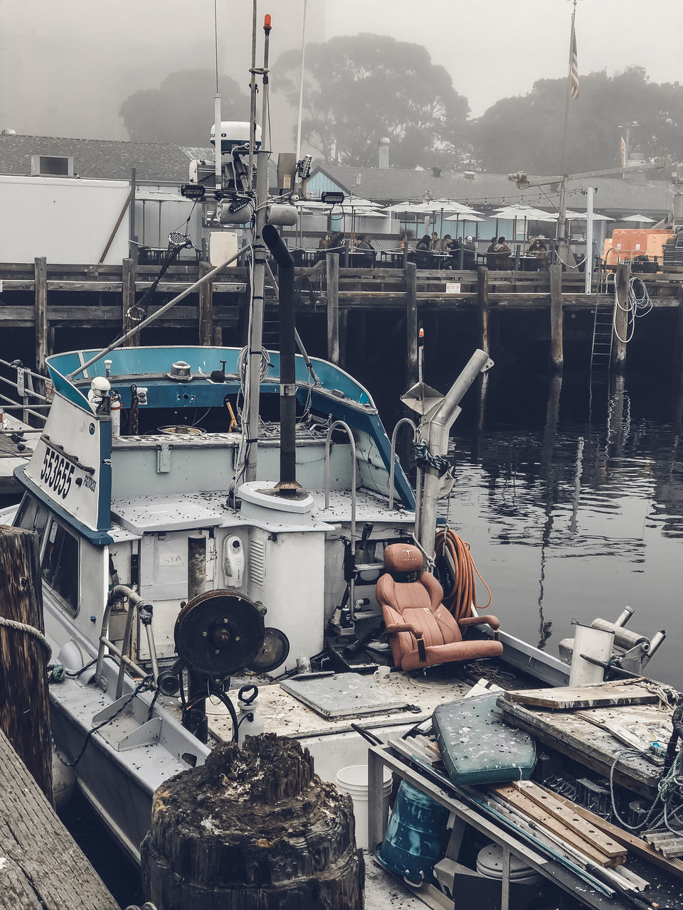 MAN WORKING ON HARBOR