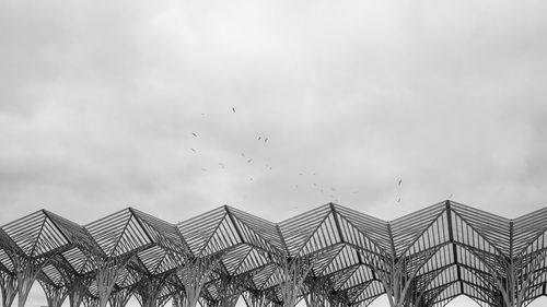 Low angle view of building against sky