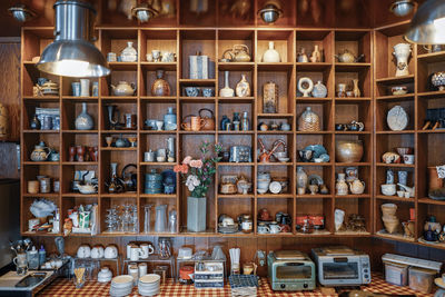 Interior of restaurant