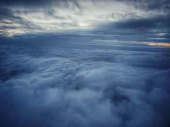 Low angle view of clouds in sky