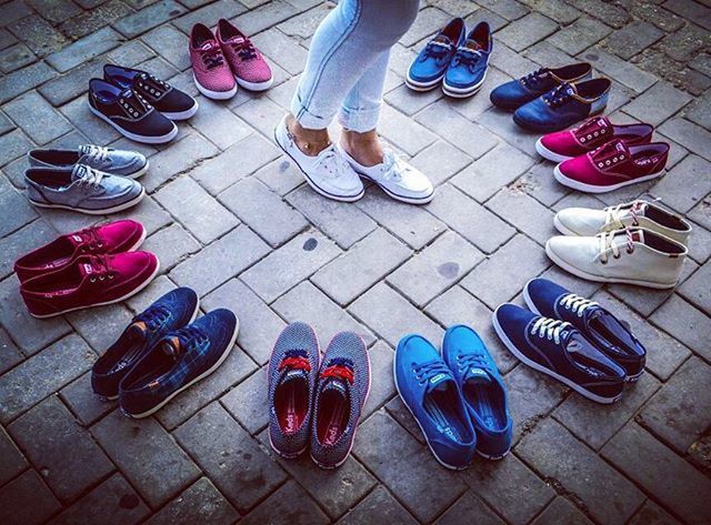 high angle view, shoe, tiled floor, low section, flooring, cobblestone, paving stone, arrangement, chair, side by side, footwear, person, sidewalk, variation, empty, still life, floor, tile, table, in a row