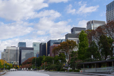 City buildings against sky