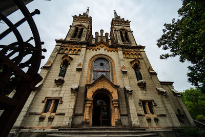 Exterior details of one of the most famous cathedral of batumi, the church of the mother of god