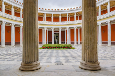 Entrance of historic building