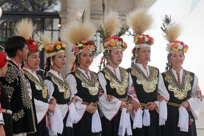 Traditional dancers during traditional festival