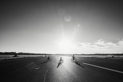 Road passing through landscape