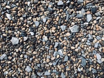 Full frame shot of pebbles