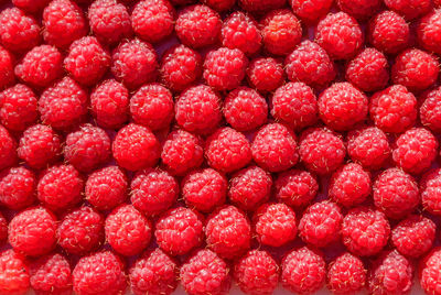 Full frame shot of strawberries