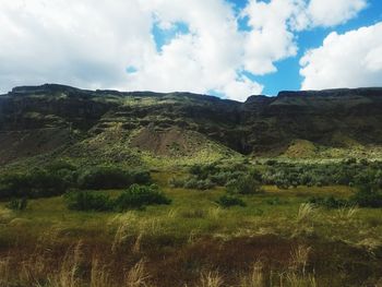 Scenic view of landscape against sky