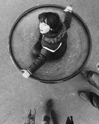 Low section of woman standing on floor